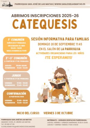 Catequesis 2025-2026