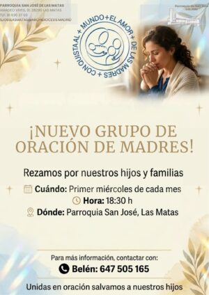 ¡Nuevo grupo de oración de madres!