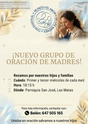 ¡Nuevo grupo de oración de madres!